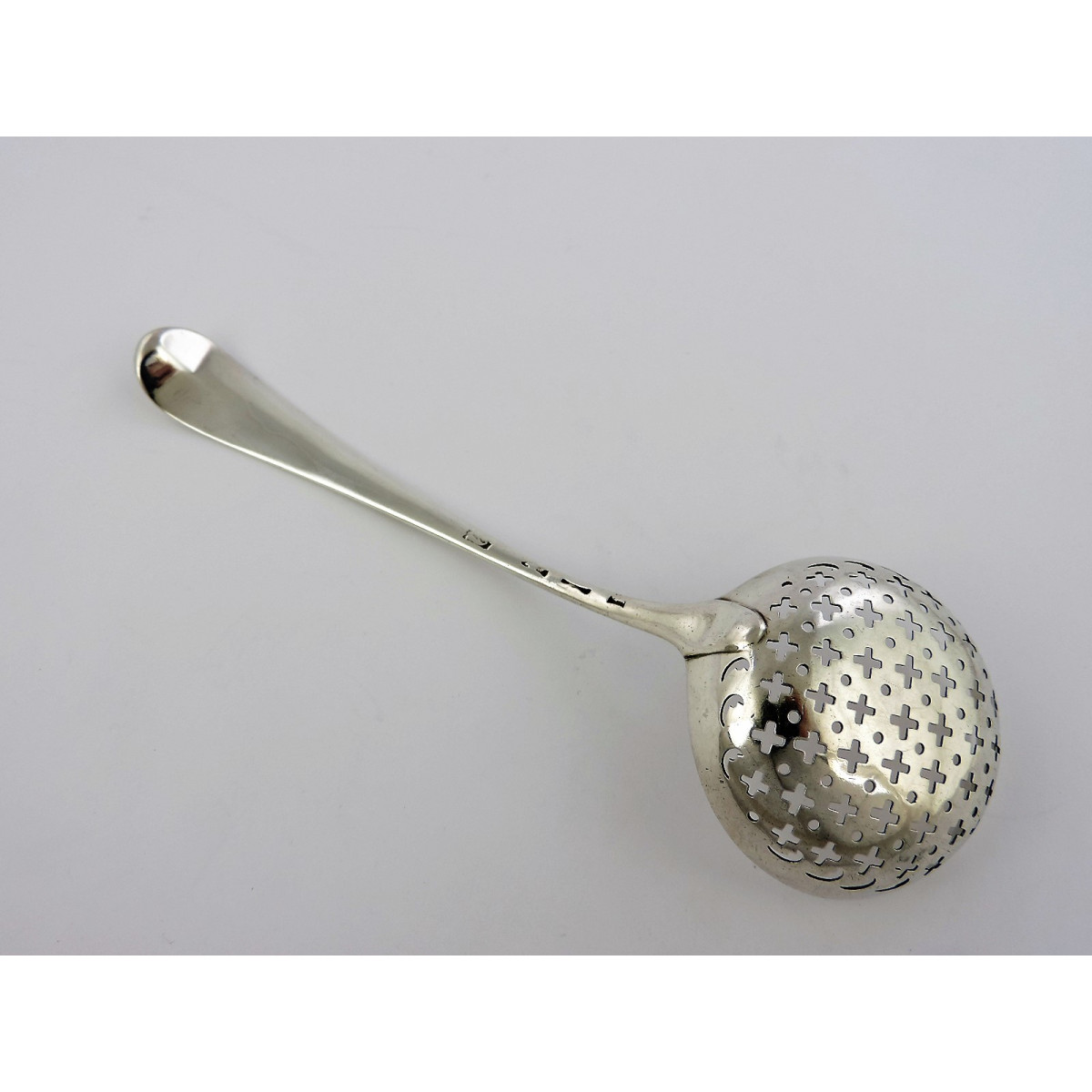 Georgian Sugar Sifter Spoon Antique Silver Spoons