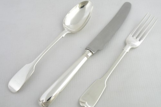 Fiddle Pattern Silver Cutlery