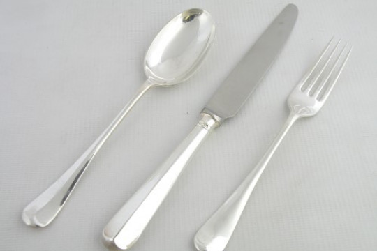 Hanoverian Rattail Silver Cutlery
