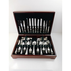 104 piece Silver Grecian pattern canteen of cutlery Sheffield 1995 Carrs