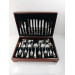 104 piece Silver Grecian pattern canteen of cutlery Sheffield 1995 Carrs