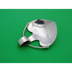A E jones silver caddy spoon Birmingham 1908