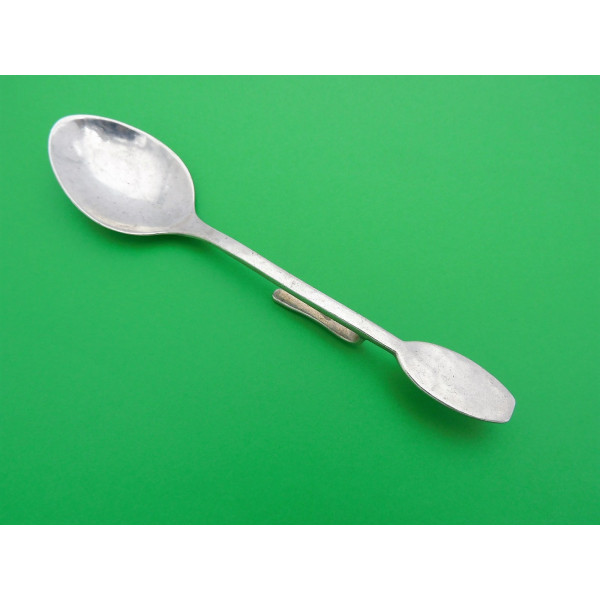 AE Jones Silver Honey spoon with hook
