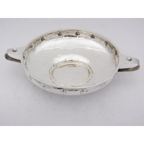AE Jones Silver bowl Arts crafts
