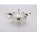 AE Jones silver mustard pot 1920 Ruskin
