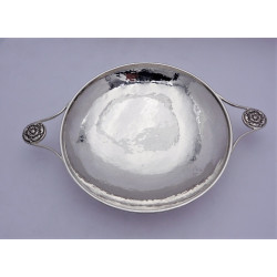 AE jones arts crafts silver dish Birmingham 1919