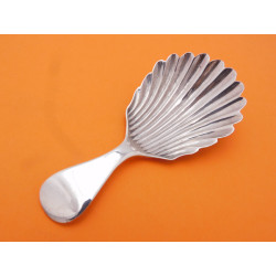 Aberdeen antique silver tea caddy spoon William Whitecross