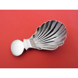 Aberdeen silver caddy spoon by William Jamieson