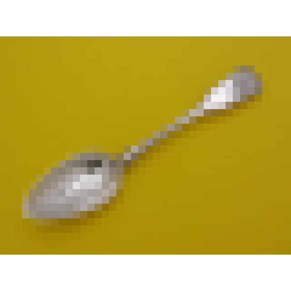 Aberdeen silver fiddle thread table spoon William Jamieson