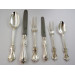 Albert pattern silver canteen of cutlery. London 1851 George Adams