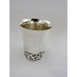 Amanda Birkett silver swallows beaker London 2008