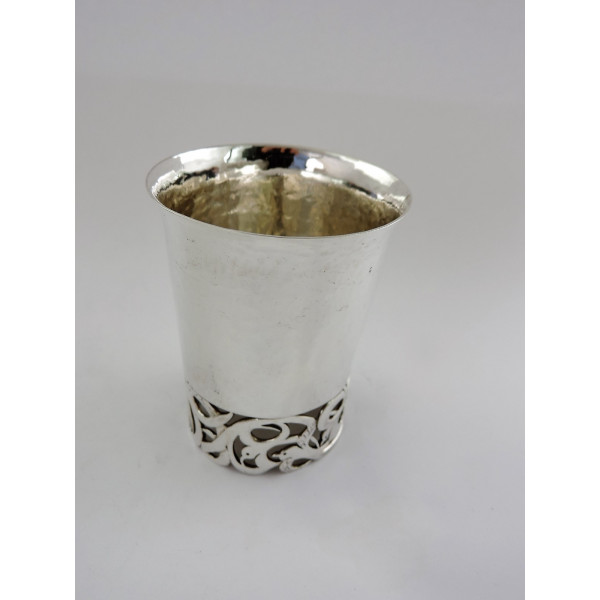 Amanda Birkett silver swallows beaker London 2008