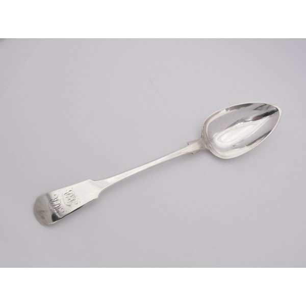Antique Jersey silver basting spoon by Thomas de Gruchy