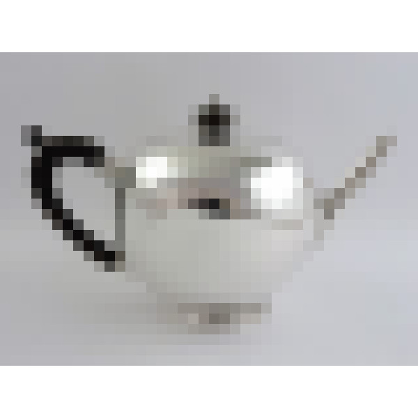 Antique Silver bachelor bullet teapot London 1901