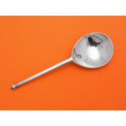 Antique Tudor silver diamond point spoon circa 1500
