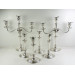 Antique silver Candelabra and Candlestick set Sheffield 1902 by Thomas Bradbury