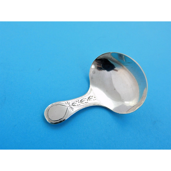 Antique silver caddy spoon Birmingham 1795 Thomas Parsons