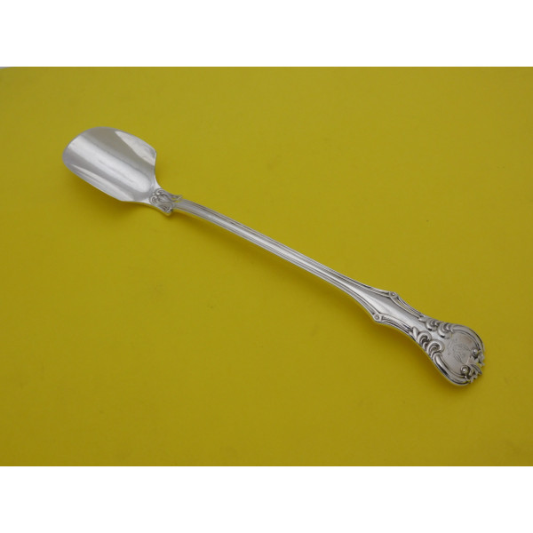 Antique silver stiton cheese scoop London 1846