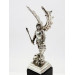 Archangel Michael silver model by Omar Ramsden