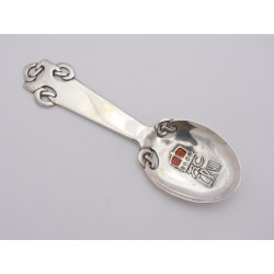 Archibald Knox Liberty silver spoon Edward VII Coronation