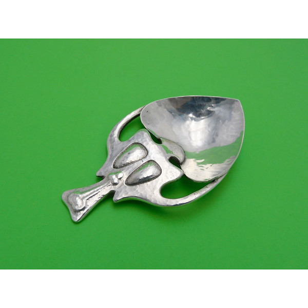 Archibald Knox silver caddy spoon by Liberty Co