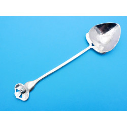 Arts crafts silver spoon by A E Jones