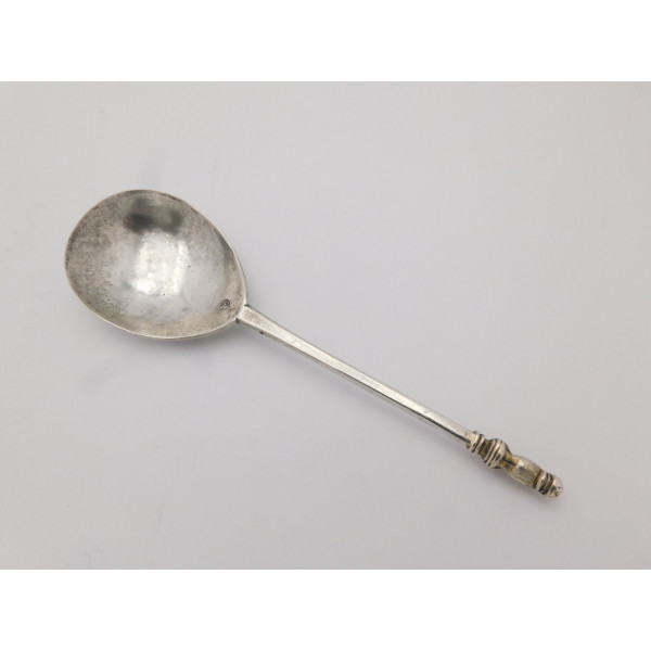 Barnstaple silver lion sejant spoon Thomas Matthew