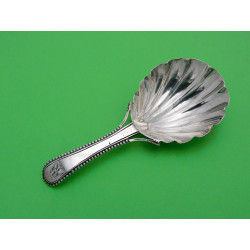Bead Silver caddy spoon London 1783 George Smith