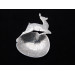 Bernard Instone leaping deer silver caddy spoon 1929