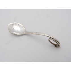 Blossom pattern silver spoon by Georg Jensen 1936