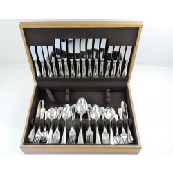 Boxed Hallmarked Silver Cutlery Sheffield 1985 Bead Pattern