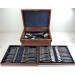 Boxed silver Queens pattern cutlery 1896