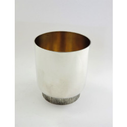 Brian Leslie Fuller Silver beaker London 1979