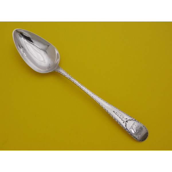 Bright cut Irish silver table spoon Cork by Carden Terry Jane Williams