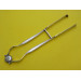 Bright cut Silver serving tongs by John bucket