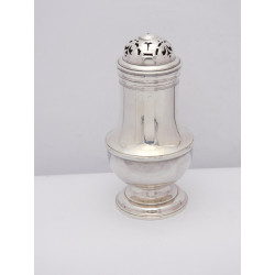 Bun shaped georgian silver sugar castor london 1737 Samuel Wood