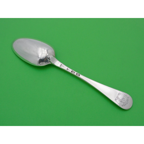 Caleb Hill Silver table spoons London 1730
