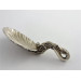 Cast Swan silver caddy spoon London 1848 by John Wellby