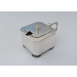 Charles Boyton Art Deco Silver mustard pot