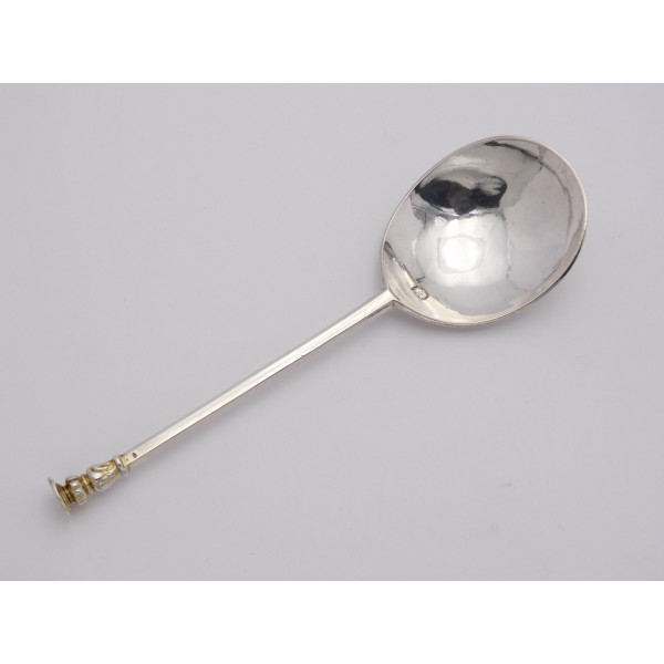 Charles I silver seal top spoon Jeremy Johnson London 1638