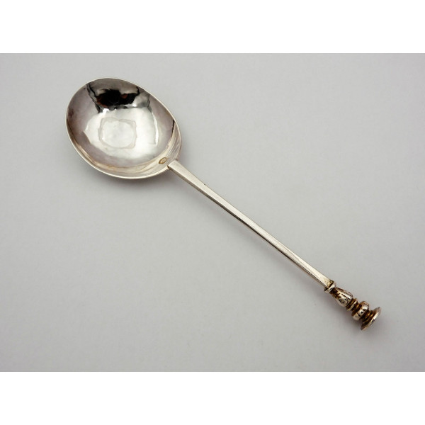 Charles I silver seal top spoon London 1640 by William Cary
