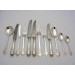 Charles II pattern silver cutlery canteen by Roberts Belk