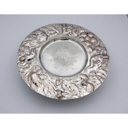 Charles II silver tazza London 1661 by Clement Punge