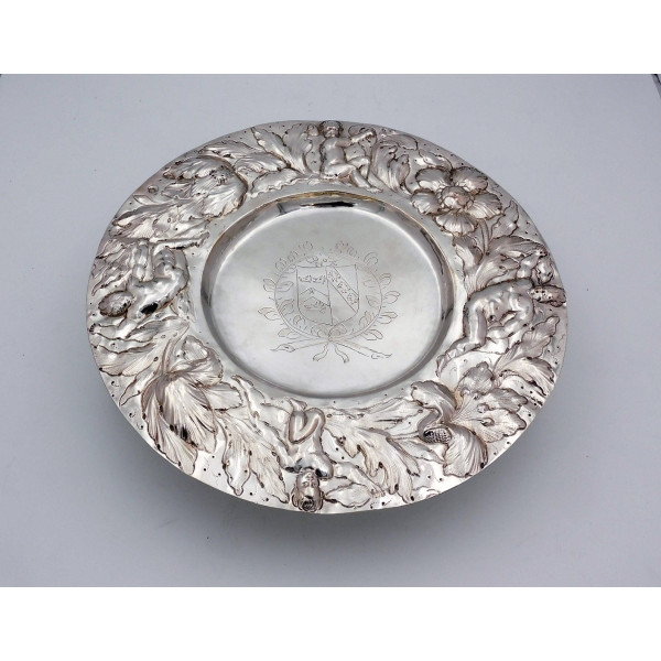 Charles II silver tazza London 1661 by Clement Punge