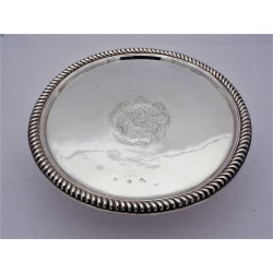 Charles II silver tazza london 1679 by Daniel Beverley