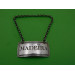 Chester silver Madeira wine label George Lowe 1805