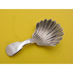 Chester silver caddy spoon John Sutter 1837