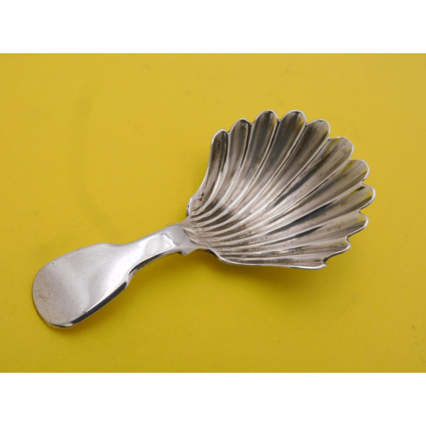Chester silver caddy spoon John Sutter 1837