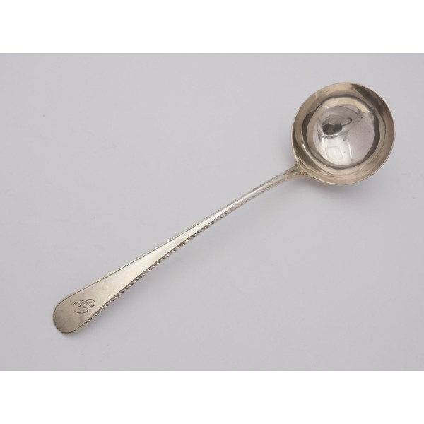 Cork silver sauce ladle by Carden Terry v2