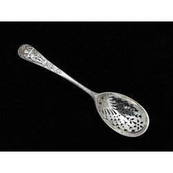 Cupid silver caddy spoon by George Fox